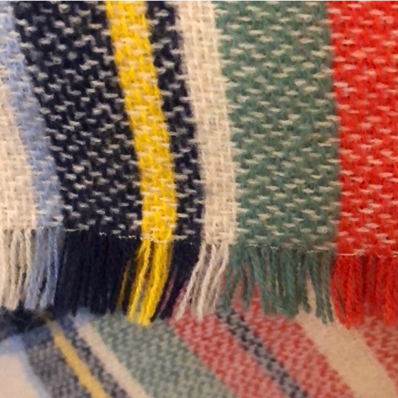 Beautiful large red, yellow, cream and black scarf!Multi colored so versatile🥰 - Picture 2 of 3